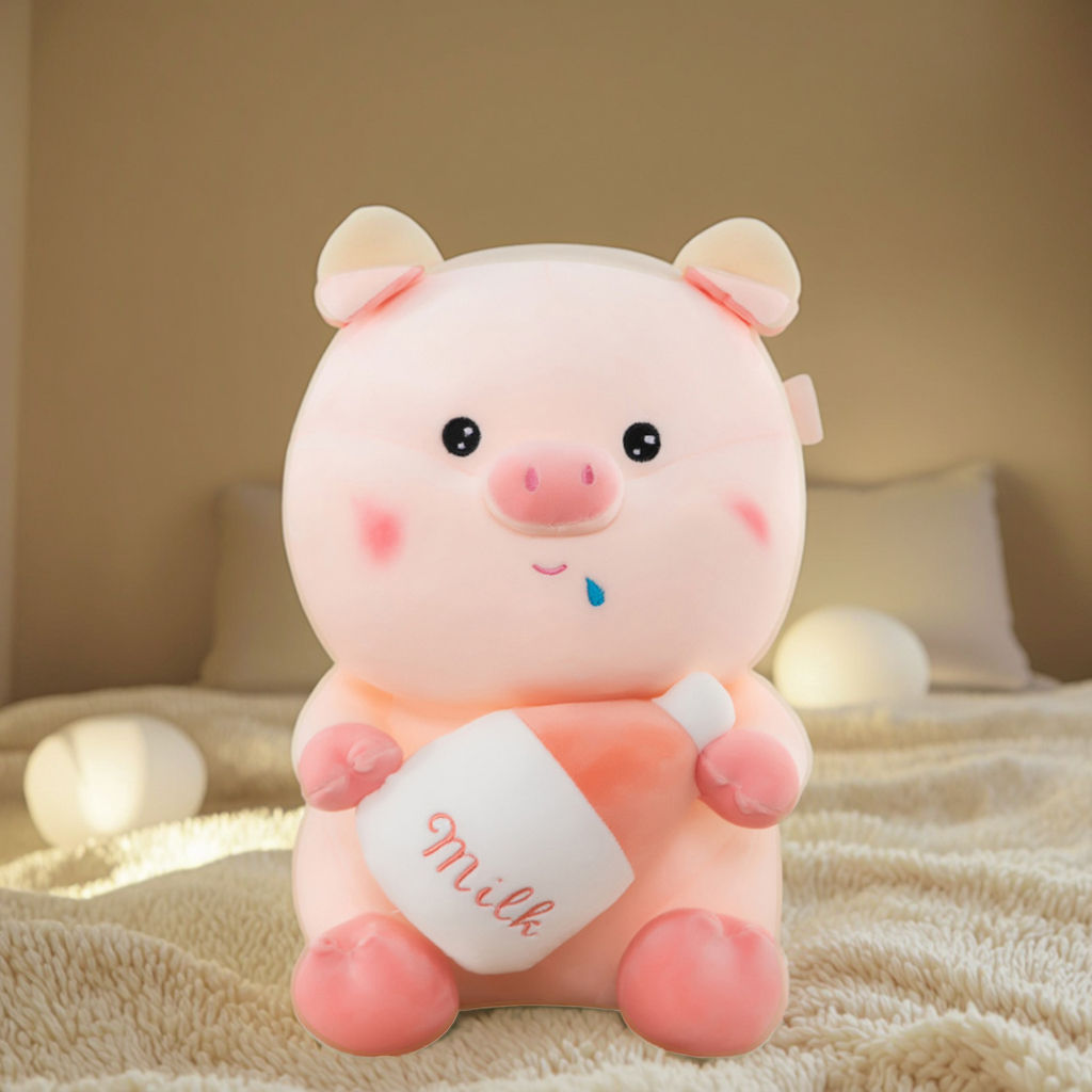 Soft Plush Piggy Toy Stuffed Animals Pillow Pink Sleeping Pig Toys - Koela Bear relief koala koela bear breathing koala breathing taddy