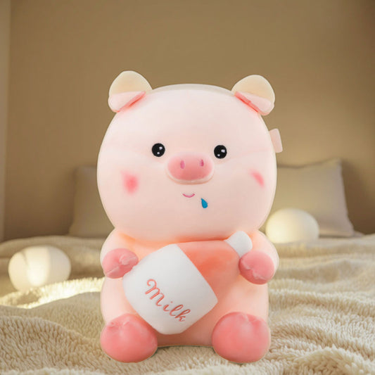 Soft Plush Piggy Toy Stuffed Animals Pillow Pink Sleeping Pig Toys - Koela Bear relief koala koela bear breathing koala breathing taddy
