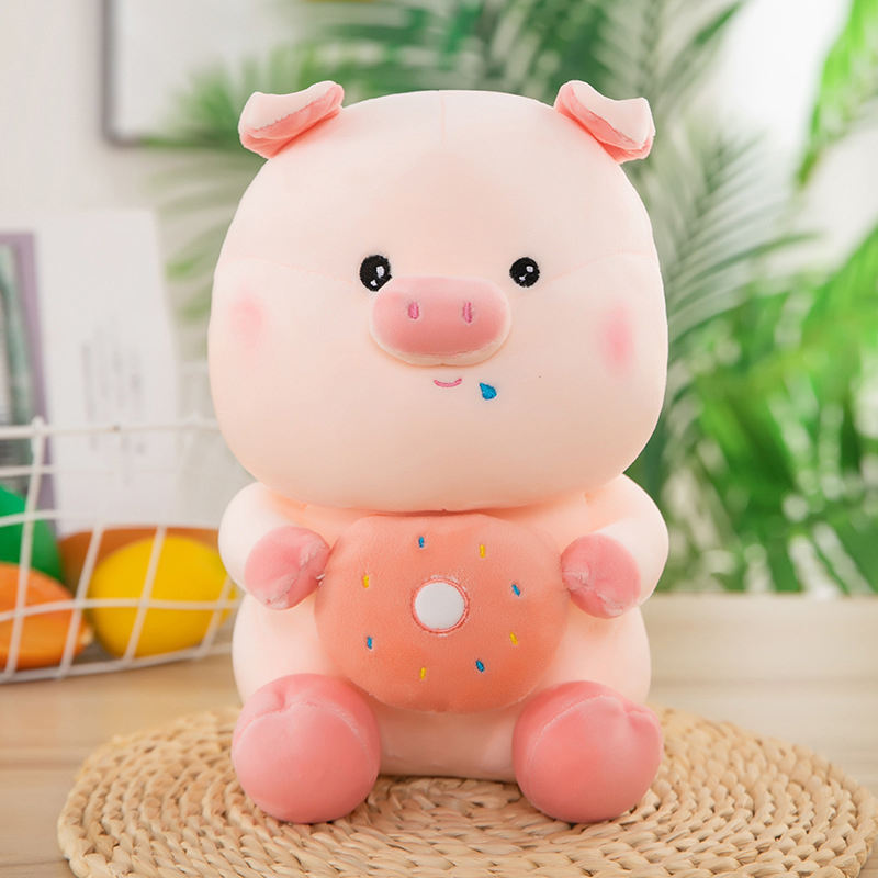 Soft Plush Piggy Toy Stuffed Animals Pillow Pink Sleeping Pig Toys - Koela Bear relief koala koela bear breathing koala breathing taddy