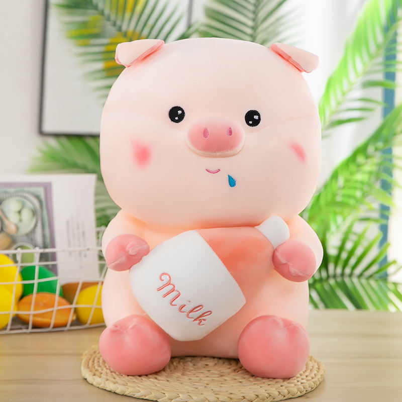 Soft Plush Piggy Toy Stuffed Animals Pillow Pink Sleeping Pig Toys - Koela Bear relief koala koela bear breathing koala breathing taddy